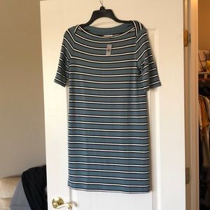 Lou & Gray Blue Striped Dress